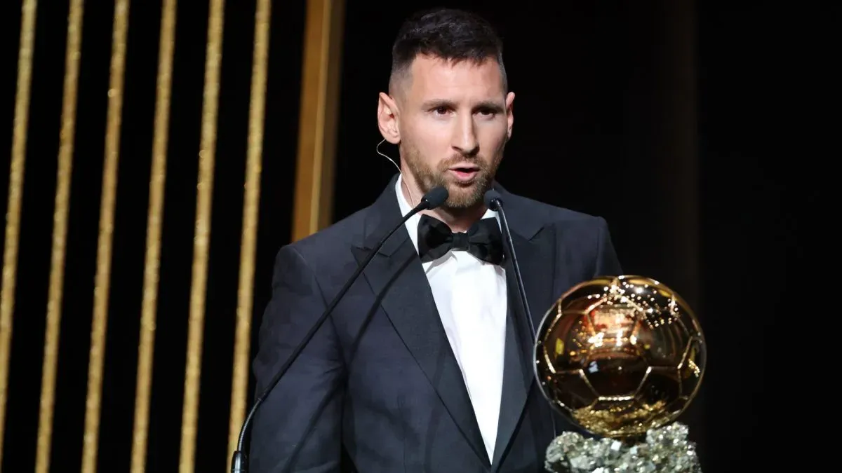 Lionel Messi is awarded with his 8th Ballon d'Or in 2023.