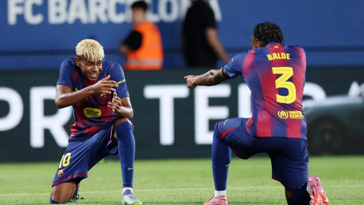 Lamine Yamal scored 5 goals in 23 Champions League games he played with Barcelona.