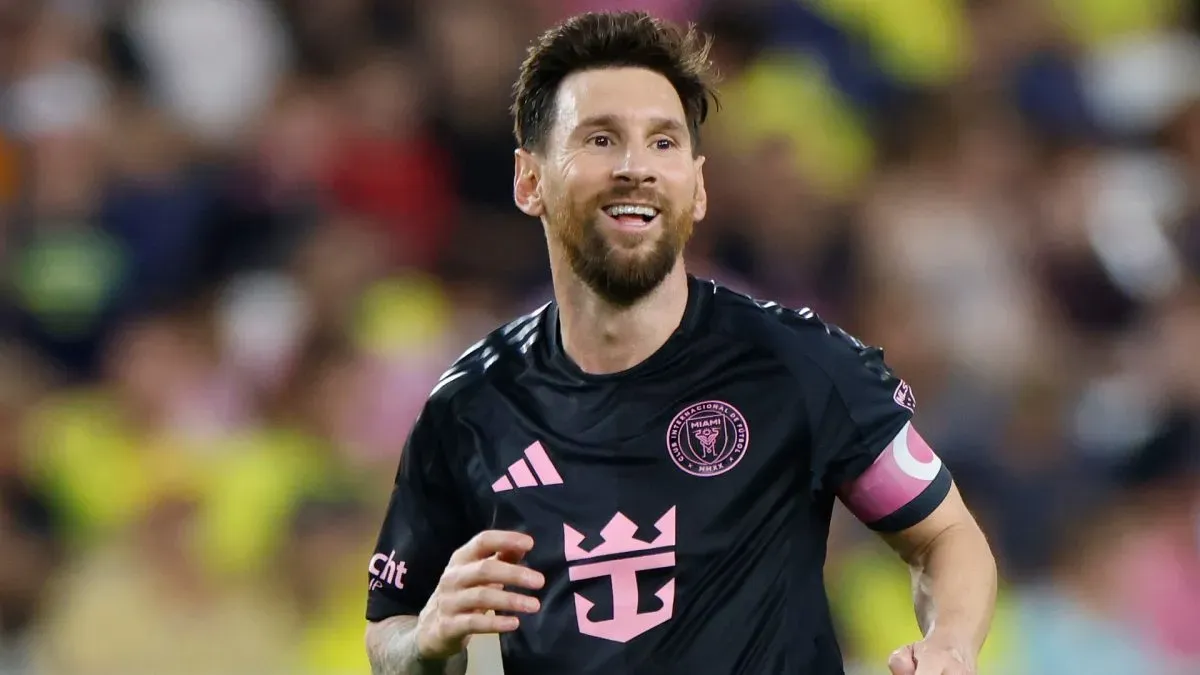 Lionel Messi #10 of Inter Miami against Nashville SC.