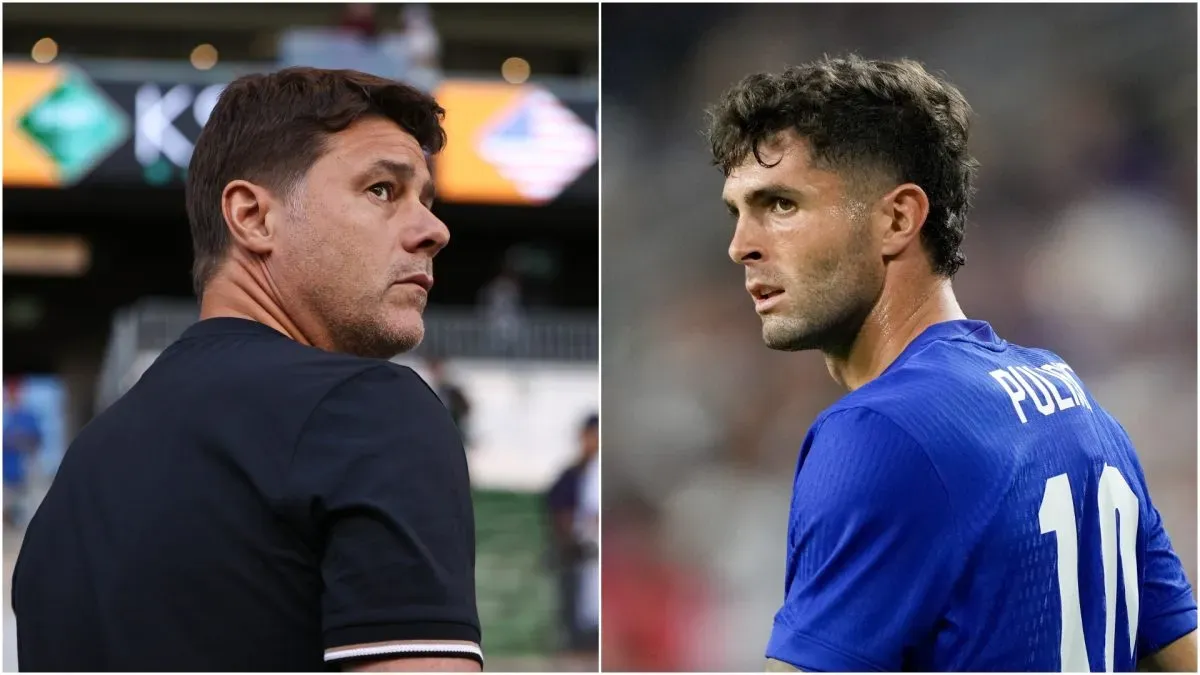 Mauricio Pochettino and Christian Pulisic.