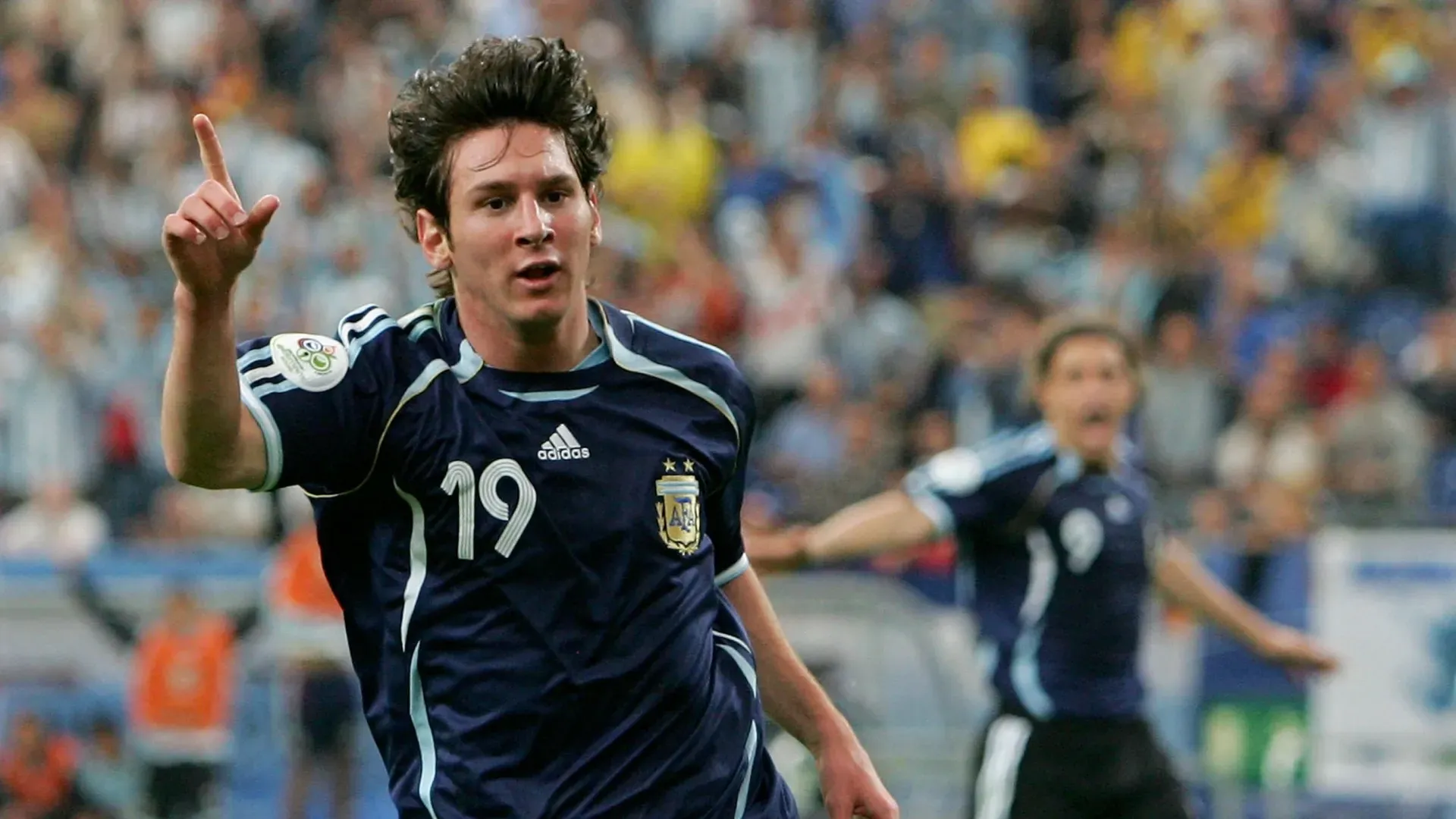 Lionel Messi of Argentina in 2006 World Cup.