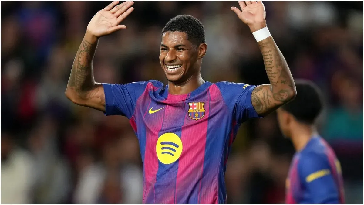 Marcus Rashford celebrating a goal