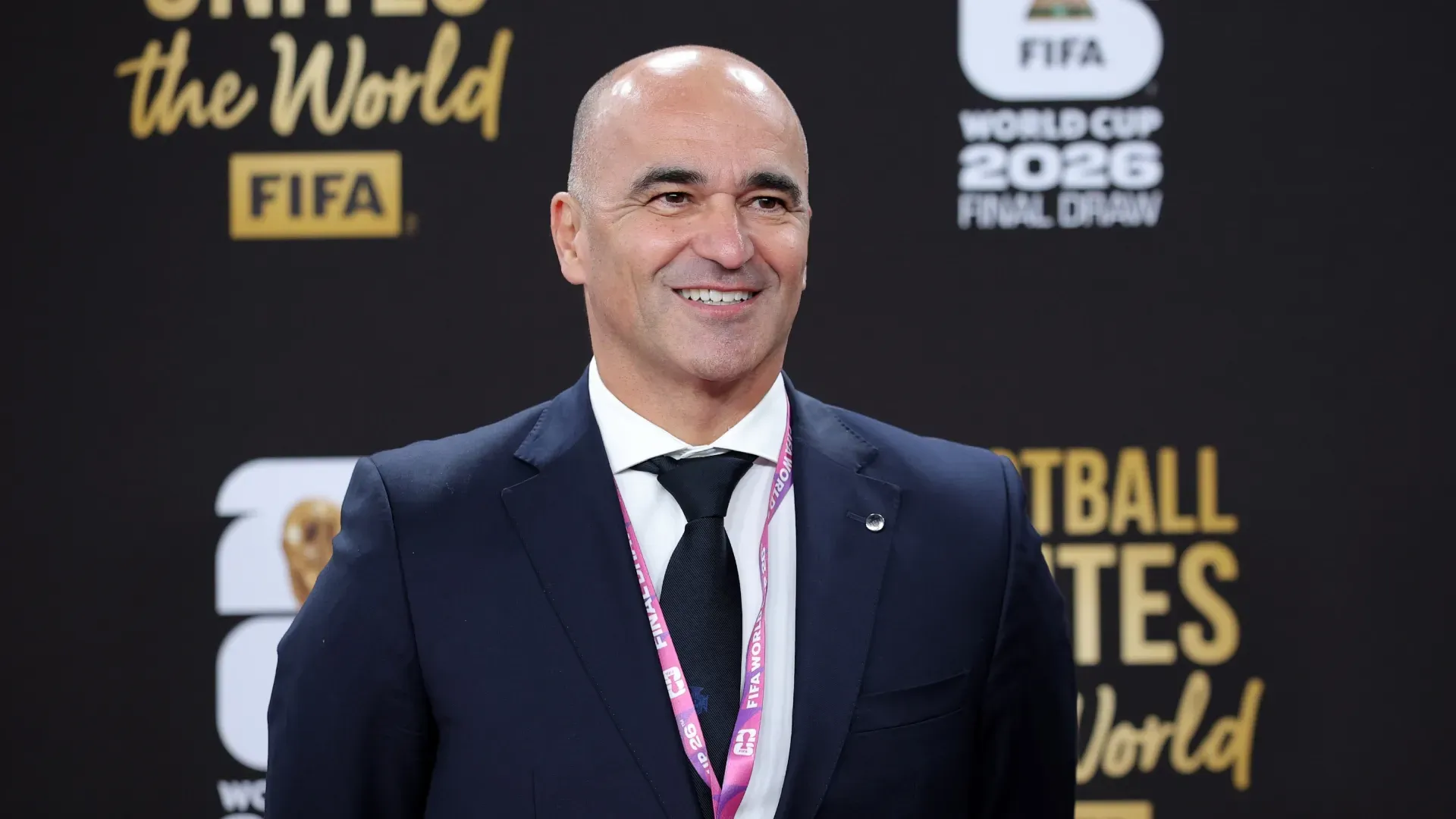 Roberto Martinez, Head Coach of Portugal, poses on the red carpet prior to the FIFA World Cup 2026 Official Draw.