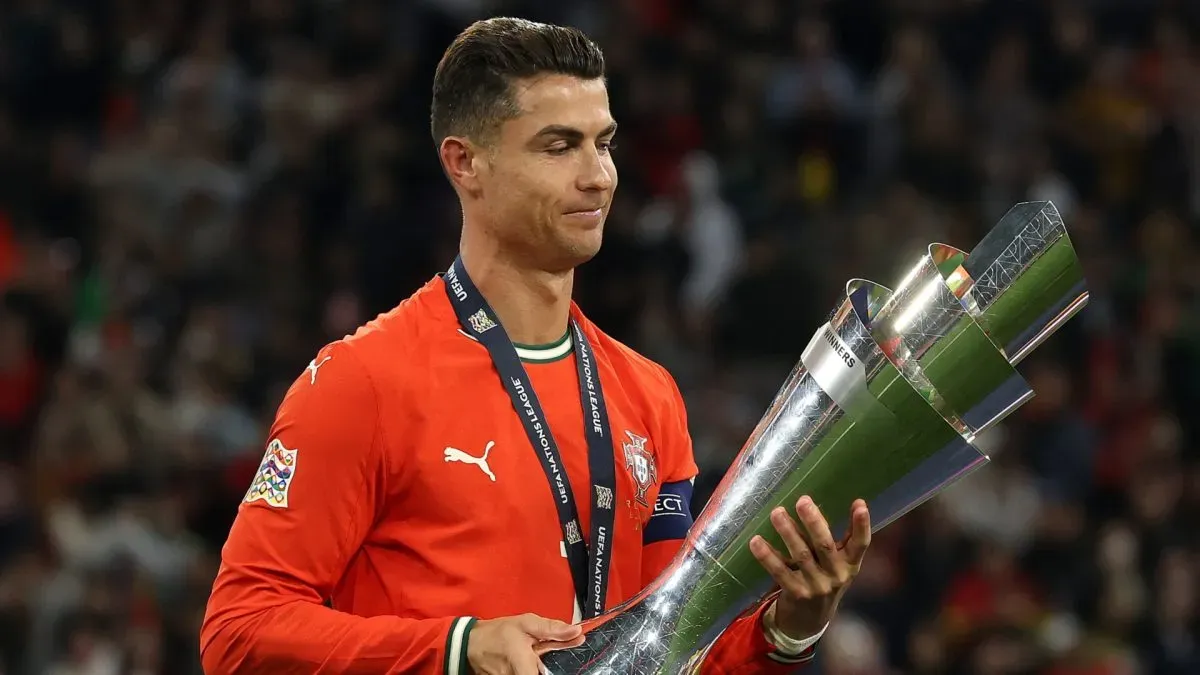 Cristiano Ronaldo ruined Lamine Yamal's record in finals with the win in the UEFA Nations League.