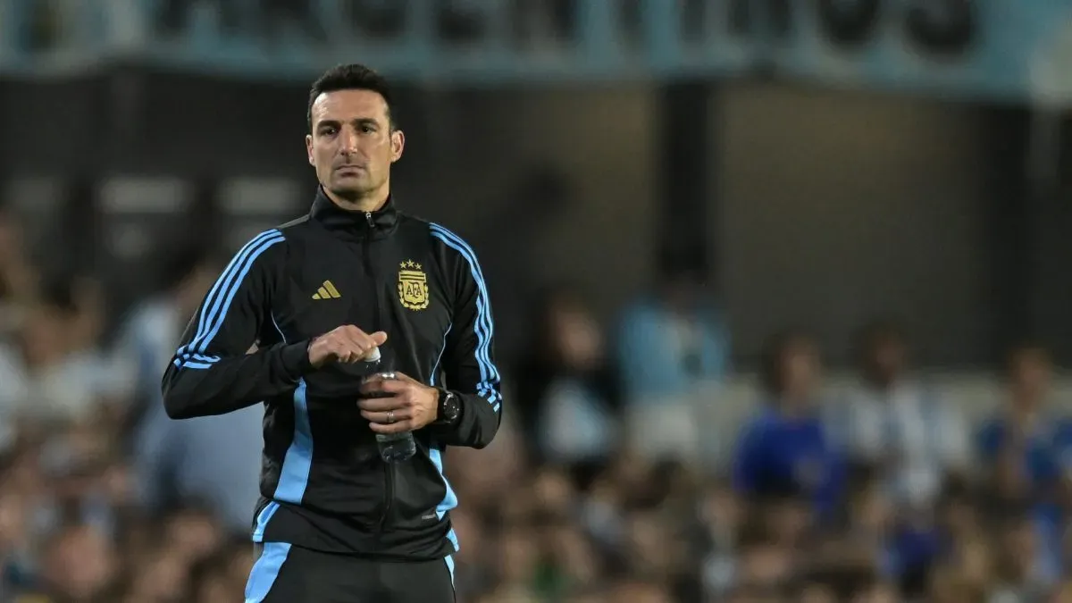 Argentina coach Lionel Scaloni.