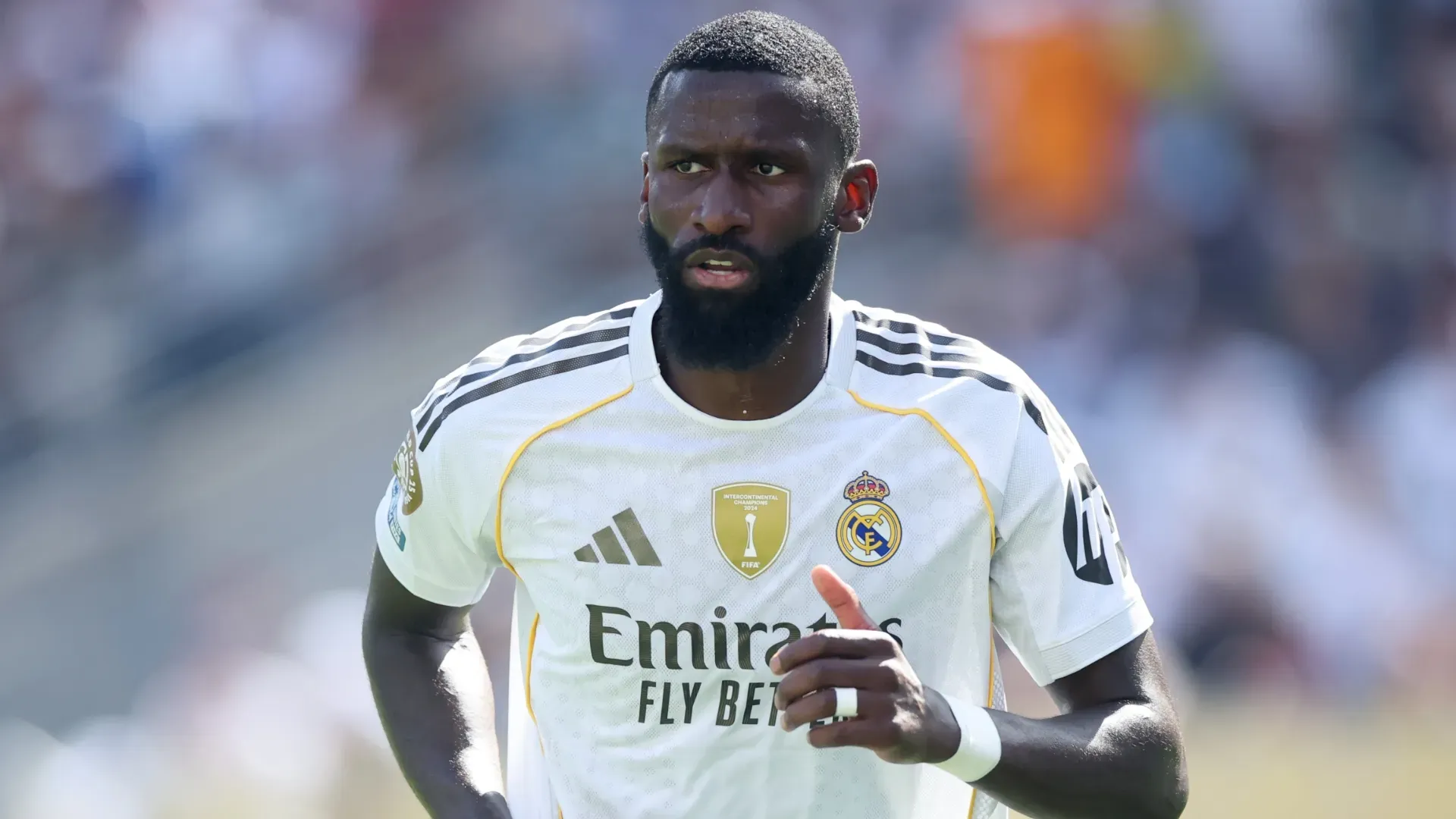 Antonio Rudiger #22 of Real Madrid C. F.