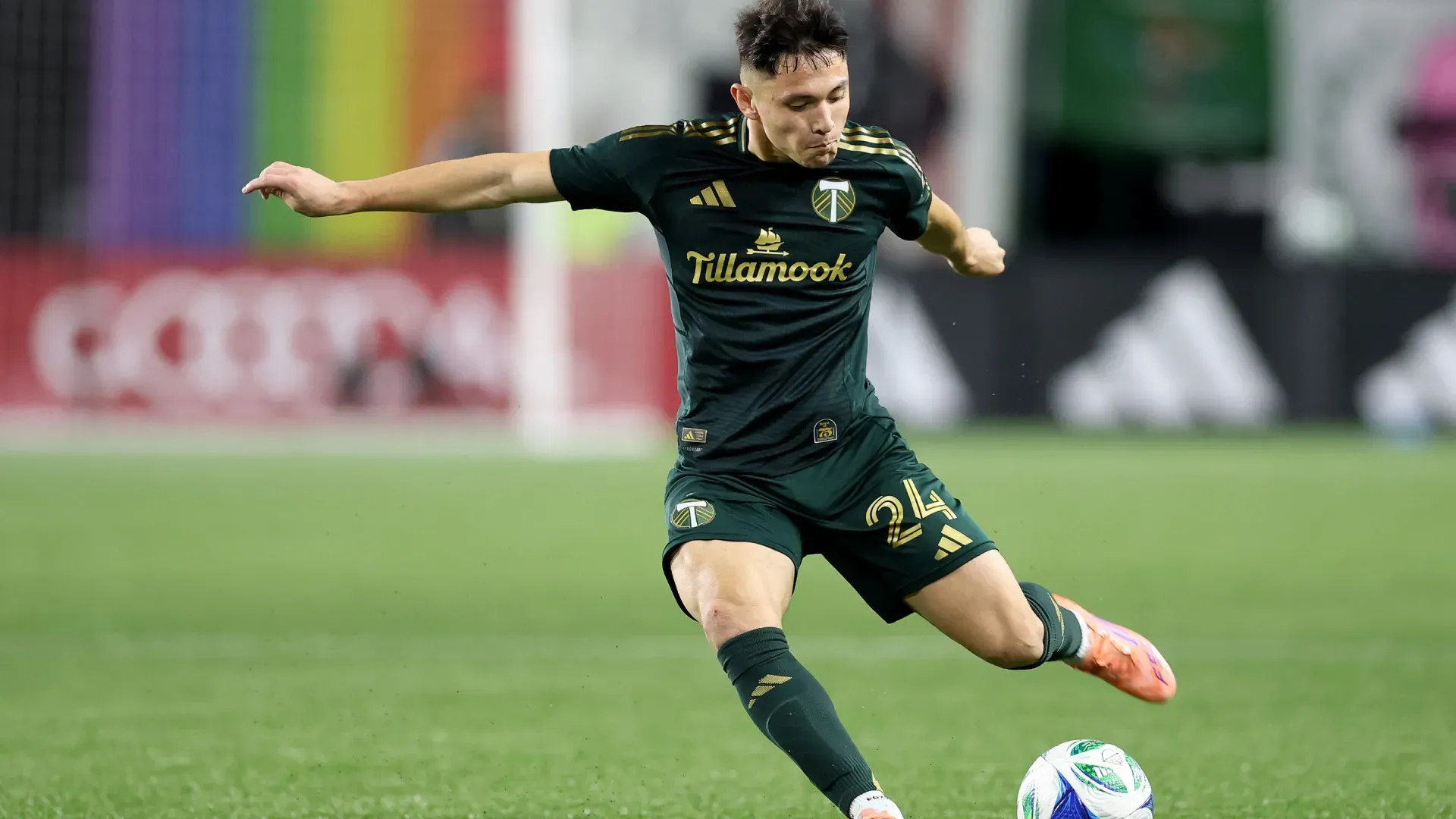 David Ayala playing for Portland Timbers.